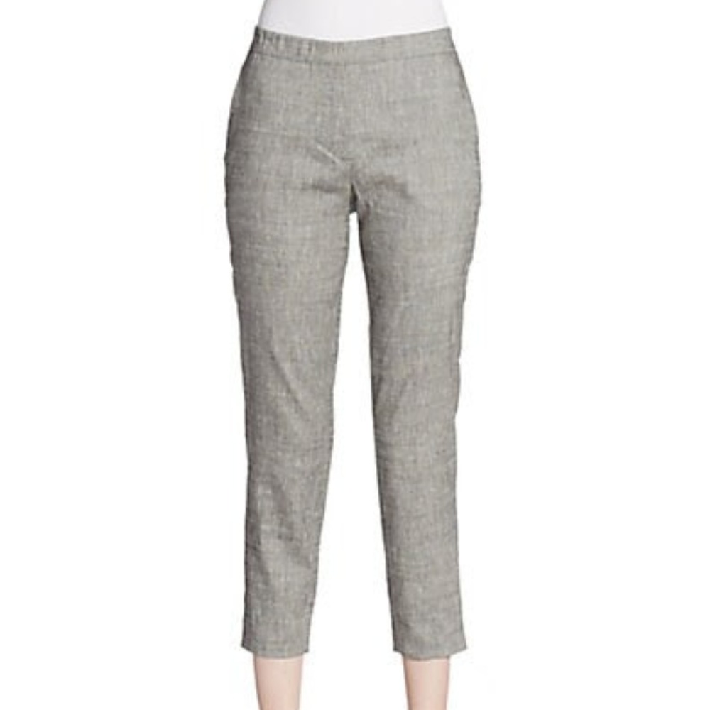 NWT Theory Thaniel Sharkskin Cropped Trousers - 4